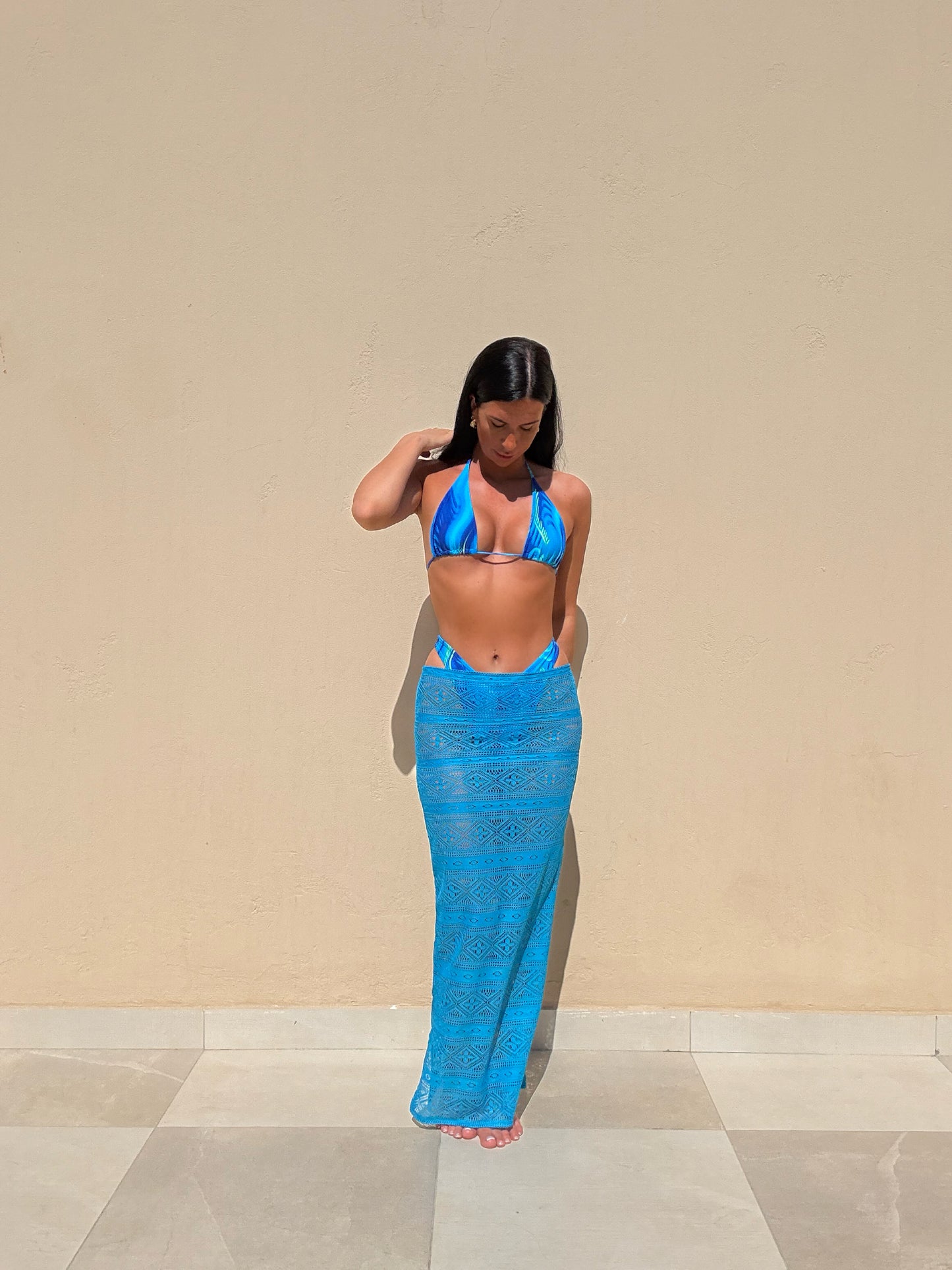 OCEAN CROCHET maxi skirt